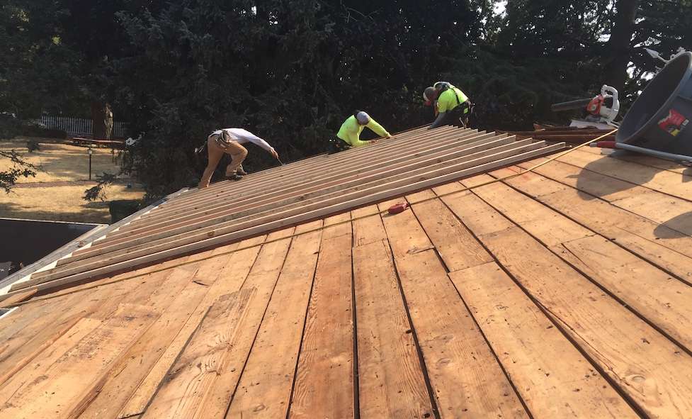 Valley Roofing Crew Working on the roof in Oregon