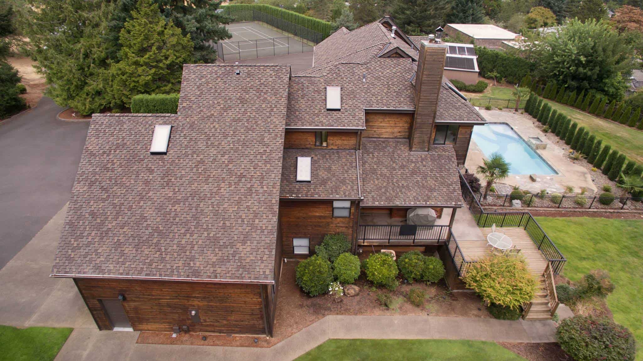 Valley Roofing did the roof and Skylights on this home